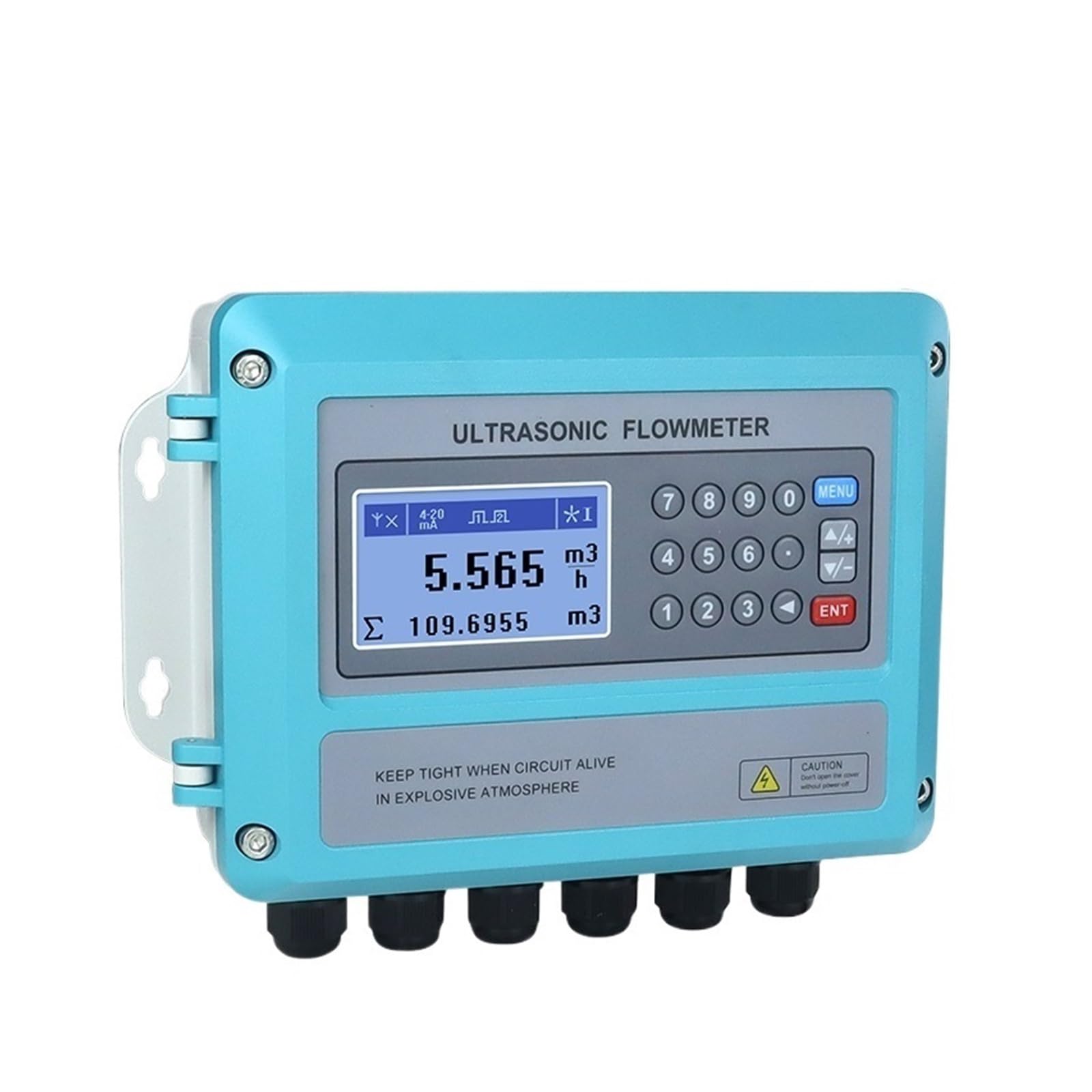 BALYDLUL Flow Meter Aluminum Alloy DN15-DN6000 4-20mA RS485 Remote Display Flowmeter(DN80-DN700)