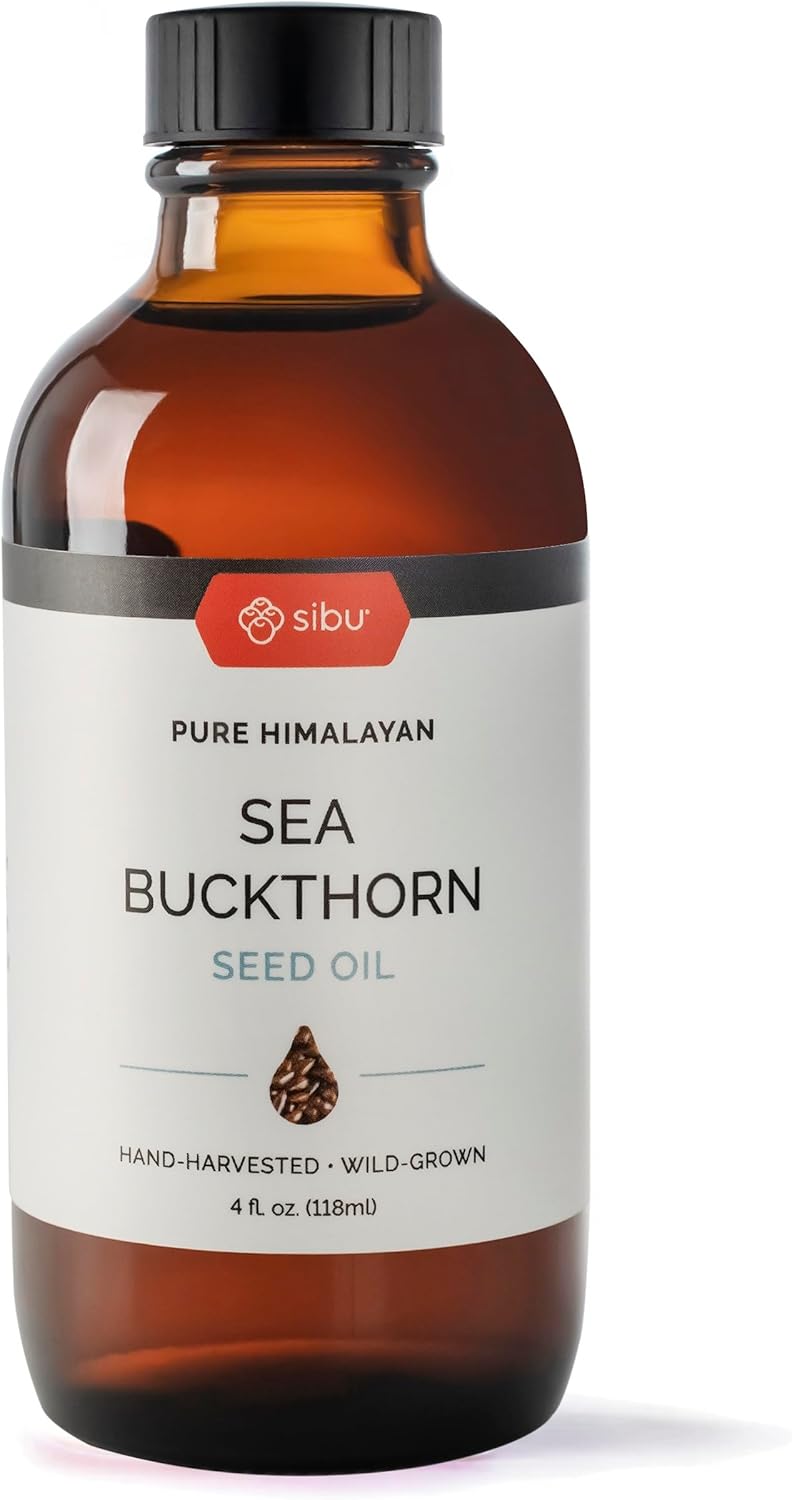 sibu Premium Himalayan Sea Buckthorn Seed Oil, 8 oz