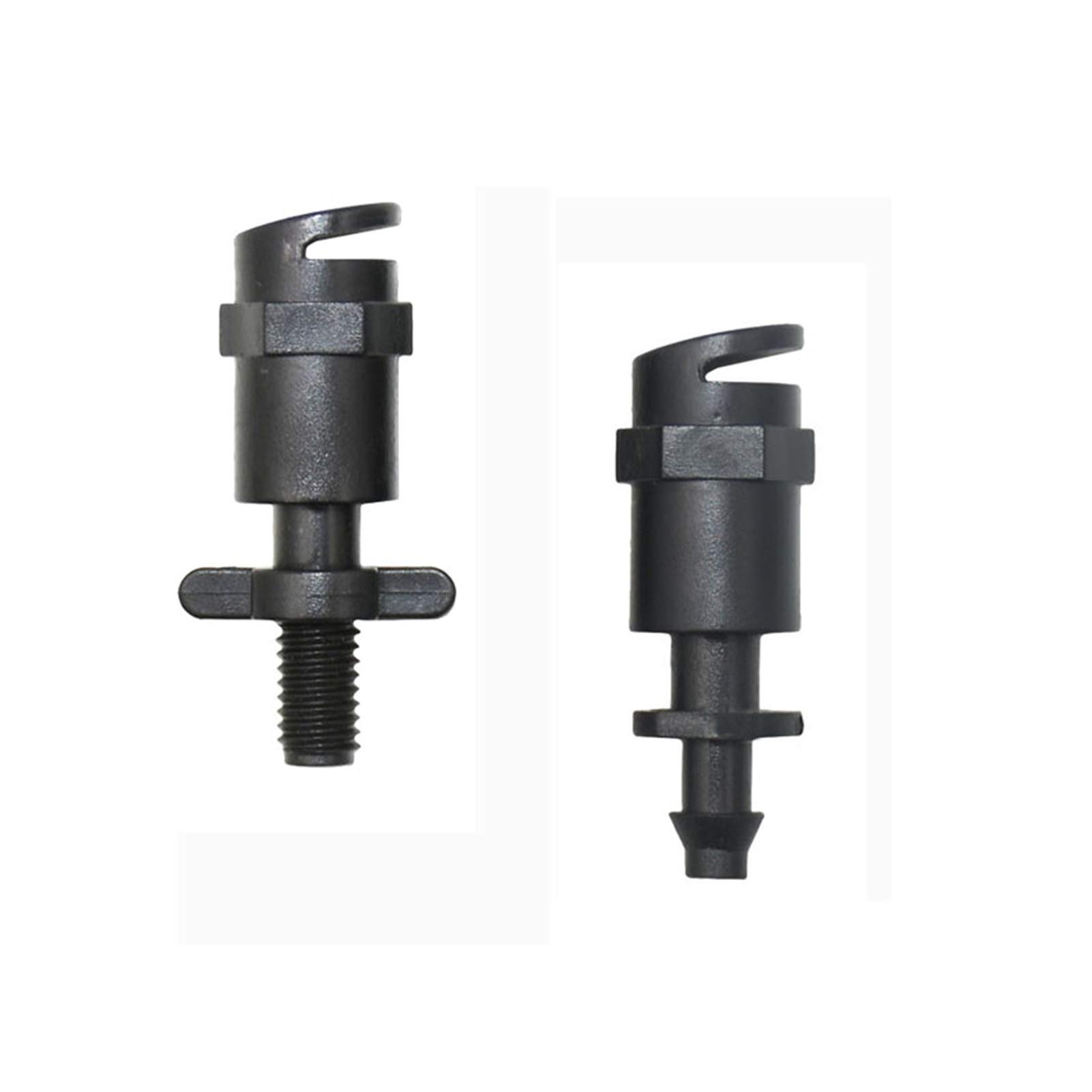 Adaptador de Conector de Manguera Riego de Jardín Boquilla de Refracción de 120-180 Grados Aspersor Atomizador Roscado 1/4 Aspersor de Riego de Plantas 120 Piezas/Boquilla de Púas