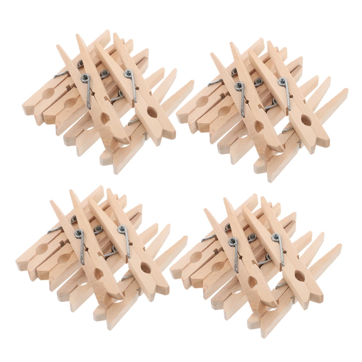 Homoyoyo 150 pezzi Mollette in Legno per Bucato da Clips Antivento per Asciugare Calzini Pantaloni e Foto Mini Mollette Resistenti e Versatili per Casa e Artigianato