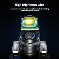 Vista 3 de lyrlody Faro LED, ligero USB recargable con múltiples modos para acampar al aire libre y pesca