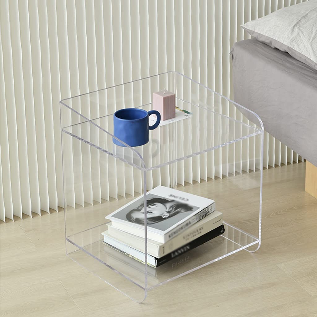 nachtschrank Acryl Nachttisch Kreative Minischlafzimmer Kleiner Nachttisch-Kabinett-Lagerschrank Modernem minimalistisches Wohnzimmer-Seitenkabinett nachttische (Color : A)