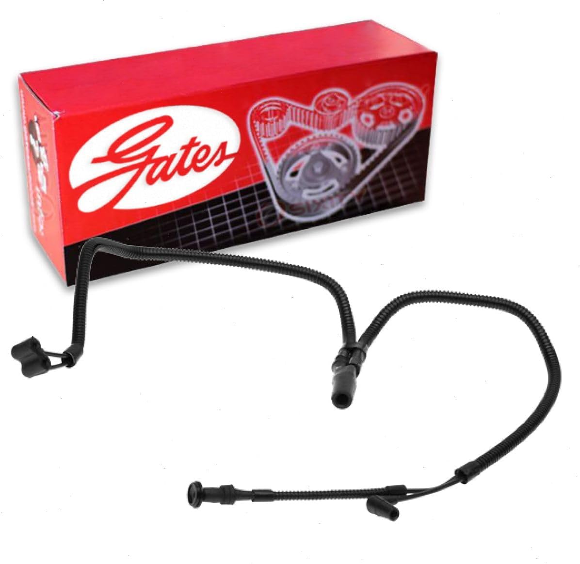 Gates EGR Valve Vacuum Hose Engine Crankcase Breather Hose compatible with Ford F-150 4.6L V8 2007-2008