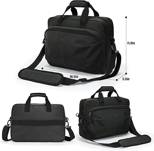 Miniatura 4 de VEAGIA Bolsa de mensajero Bolso para portátil Maletín Sistema Molle Estilo táctico Correa de hombro desmontable Bolsas de hombro