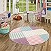 Produktbild Pergamon Kinder Teppich Maui Kids Pastel Bunt Karo Sterne Rund in 3 Größen