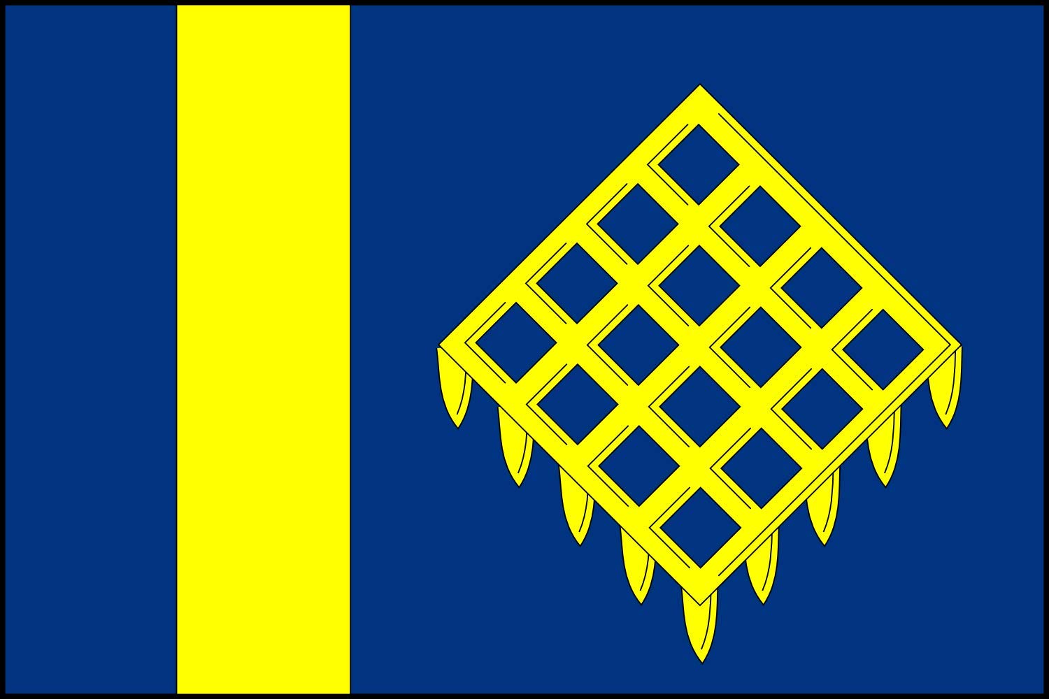 Drapeau XL Bruzovice de Frýdek-Místek aux finitions haut de gamme