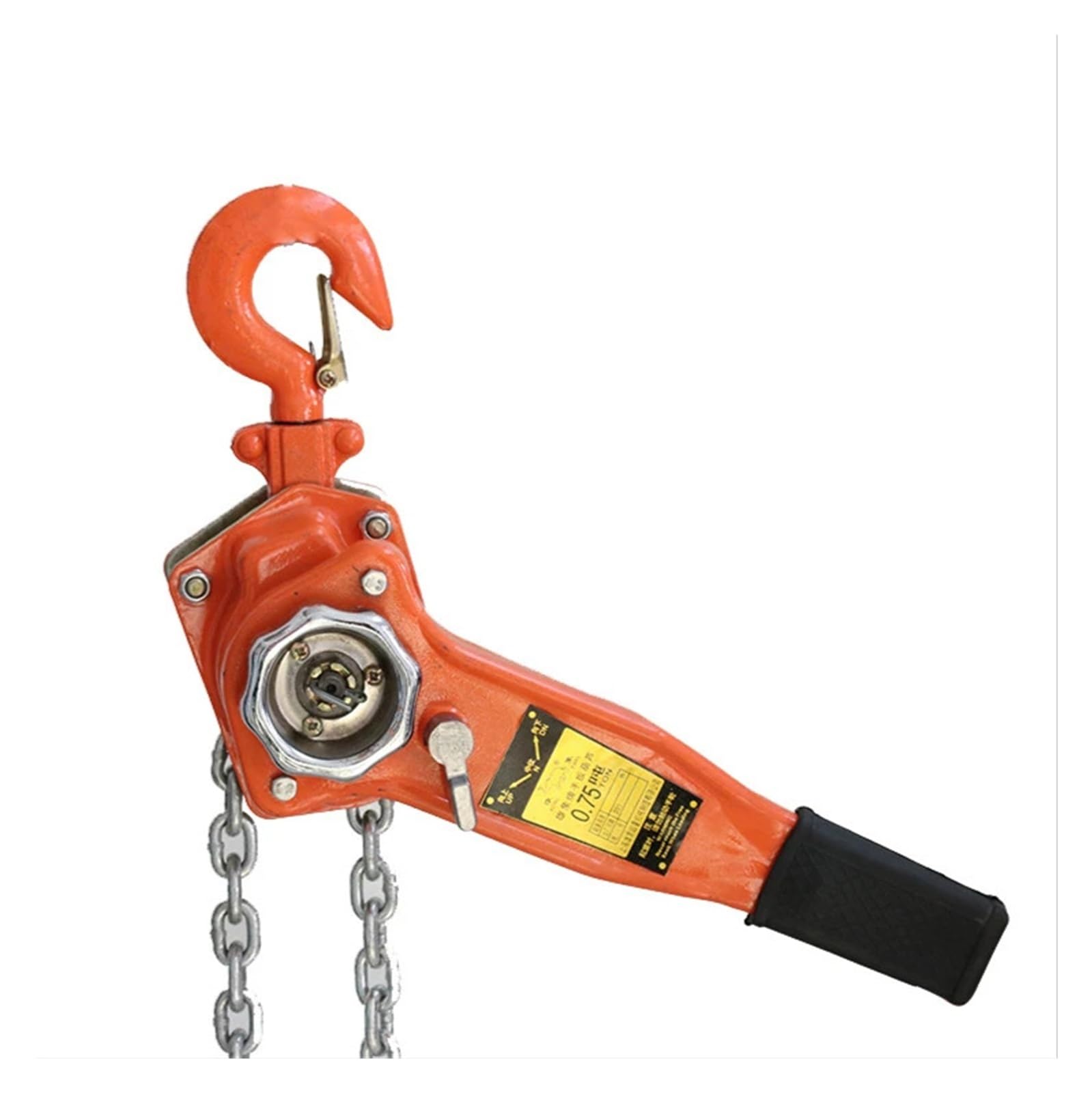 Argano a mano con cavo, paranco a catena manuale da 0,75T, paranco a cricchetto con paranco a catena manuale, puleggia a leva con cricchetto, sollevamento 1,5 m/3 m, trazione, strumenti di sollevame