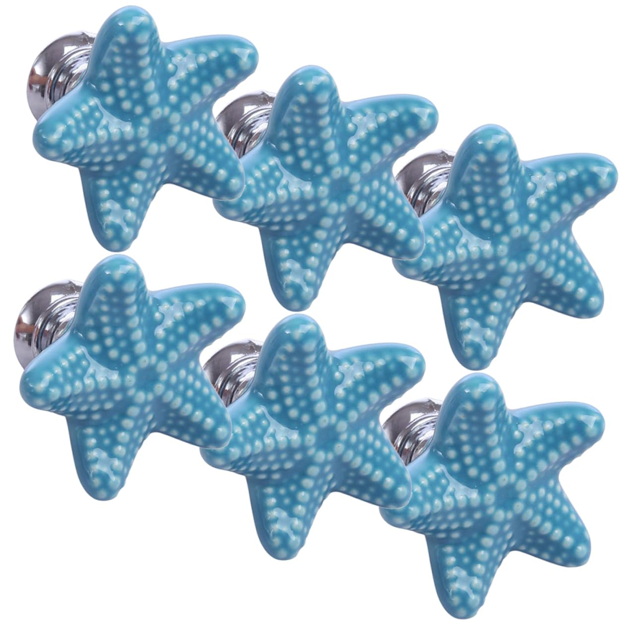 jojofuny 2 Set Di Maniglie Decorative Per Cassetti E Ante in Stile Marino Per Mobili Da Cucina Guardaroba Cassettiere 6 Pezzi*2