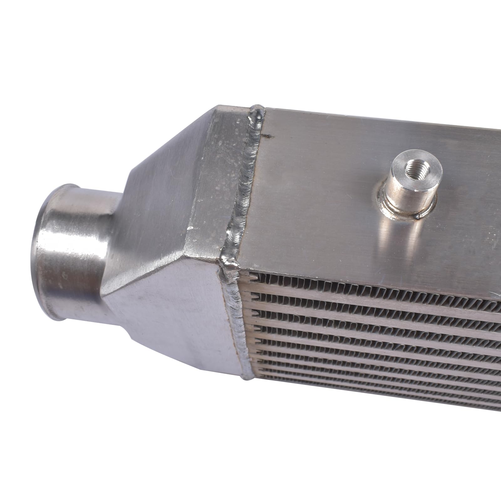 Kit de intercooler Kit FMIC del enfriador de aire del soporte delantero de aluminio compatible con Le-on Bo-ra Go-lf MK4 A3 8L 1J2 1J6 1.9TDI 1998-2005