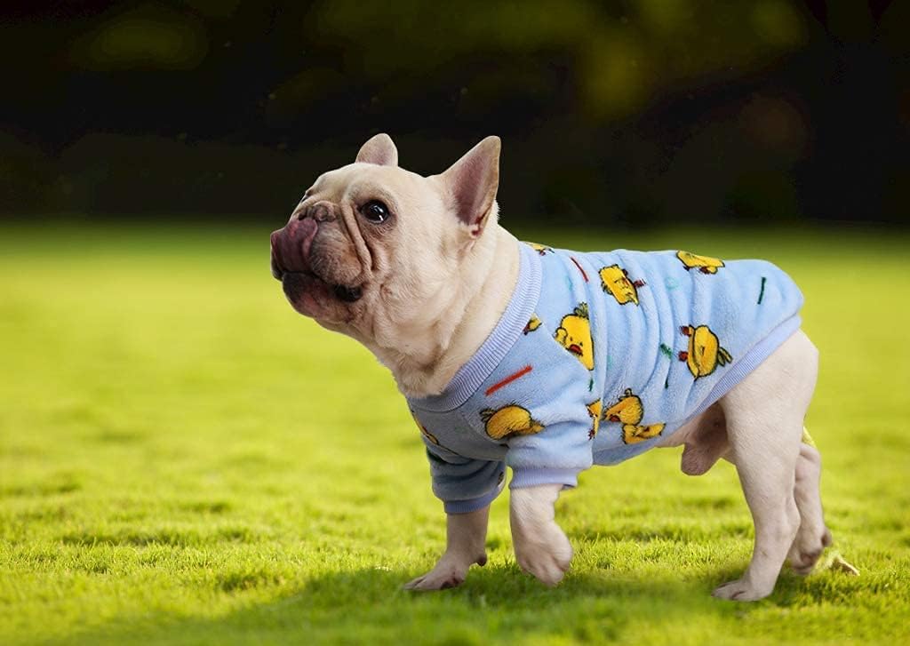 MeiAOBest Dog Warm Clothes,Pet Outfit Coat Cartoon Soft Coral Fleece Warm Winter Kitty Clothes Costume Apparel for Puppy Cats Small Medium Dogs (Medium - Image 3