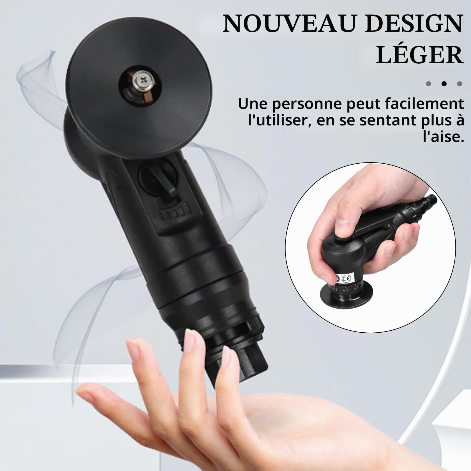 Machine De Chanfreinage Pneumatique, Chanfreineuse Pneumatique Mini Outil De Chanfreinage à Air Pneumatique Pour Le Chanfreinage Et L'éBavurage Outil D'éBavurage En MéTal Portable 30 000 Tr/Min