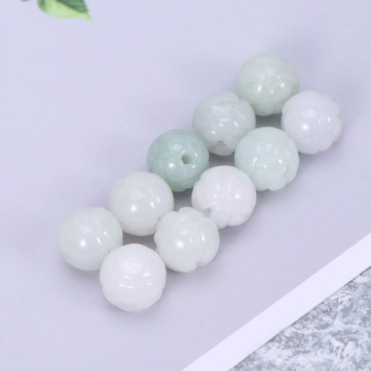 Elegant Jade Stone Ring With Zirconia Stones In Sterling Silver 925 Rhodium Plated – Zanvari - Foto 9