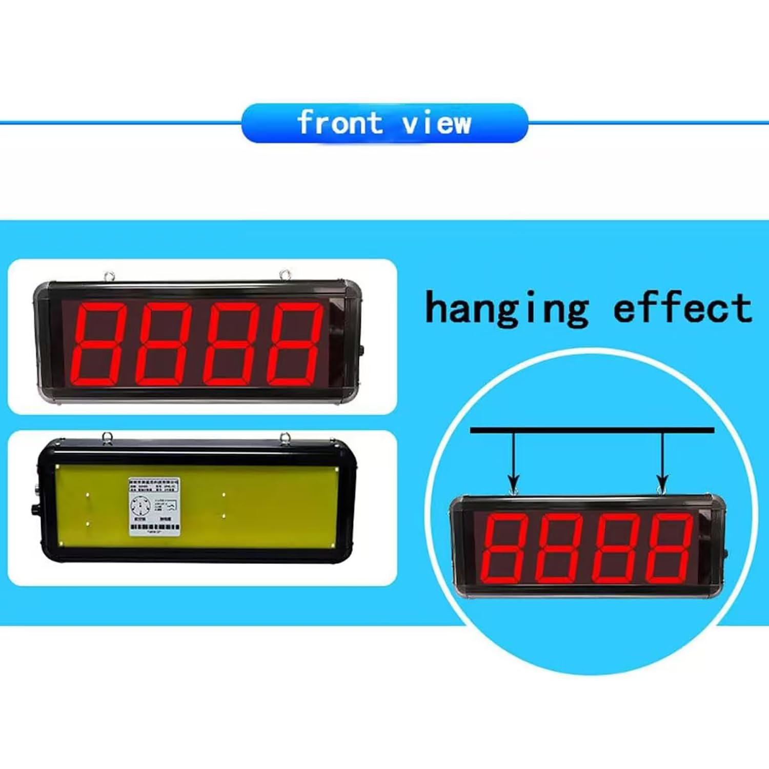 Compteur numérique LED avec détection automatique infrarouge Distance réglable pour usage industriel et éducatif