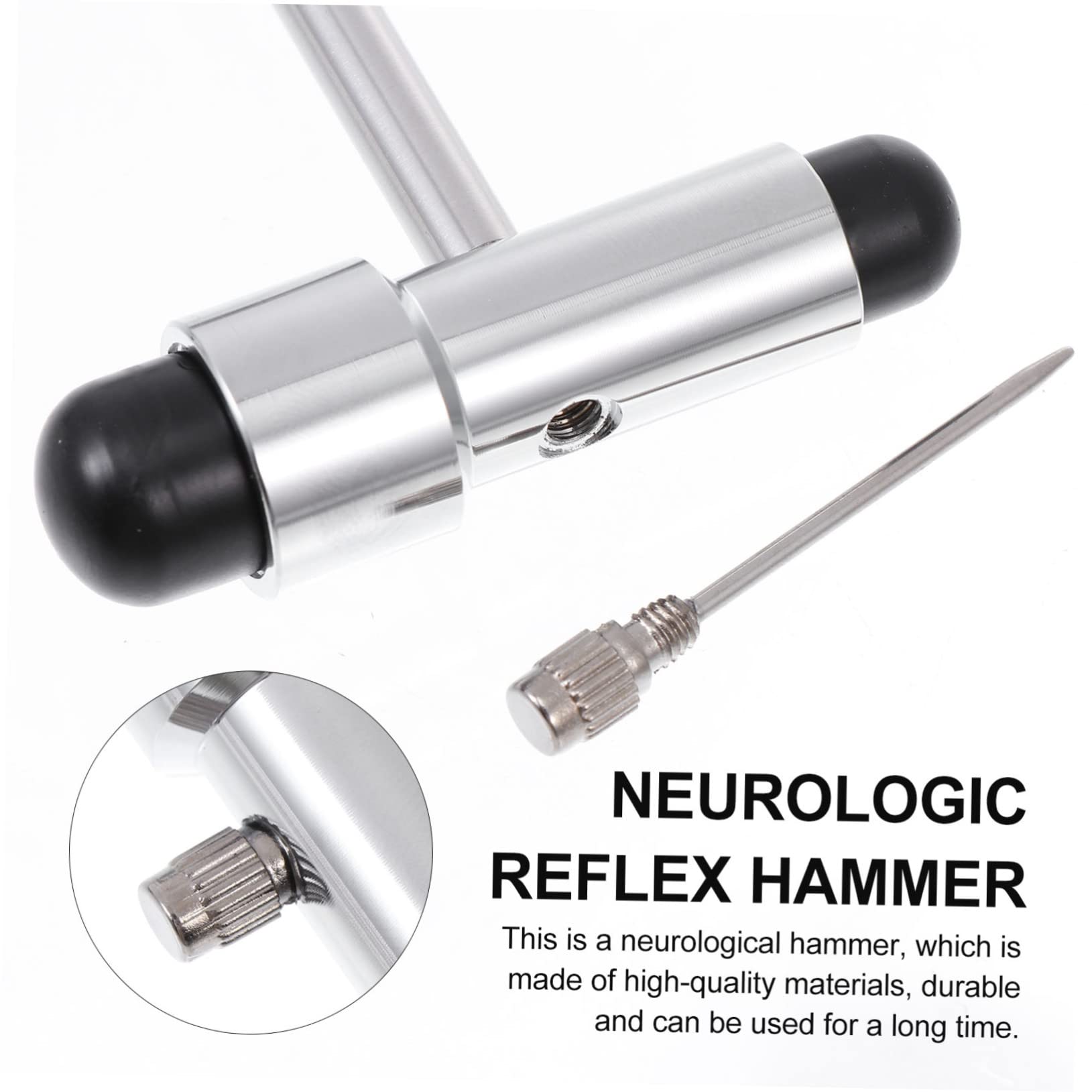 ULTECHNOVO 4stücke Neurologischer Reflexhammer Hochwertigem Mit Doppeltem Silikonkopf Präzise -tests Für Anwendungen Für Ärzte Und Therapeuten