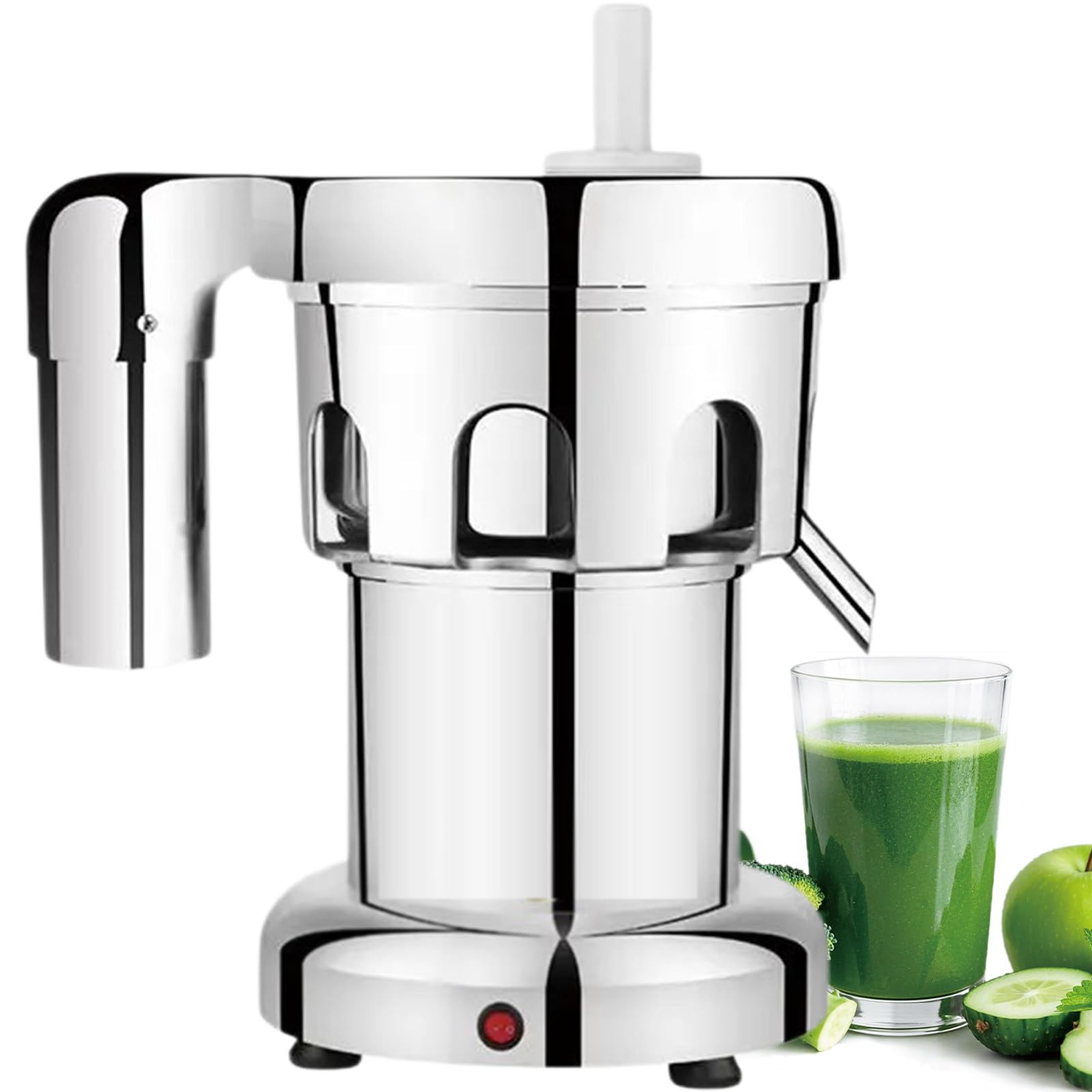 Sjyclaviger Juicer Extractor Fruit and Vegetable Juice Maker Squeezer, Commercial Juice Extractor, 2800r/Min, 80-100kg/Hr Juice Amount, for Families, Restaurants, Cafes A-2