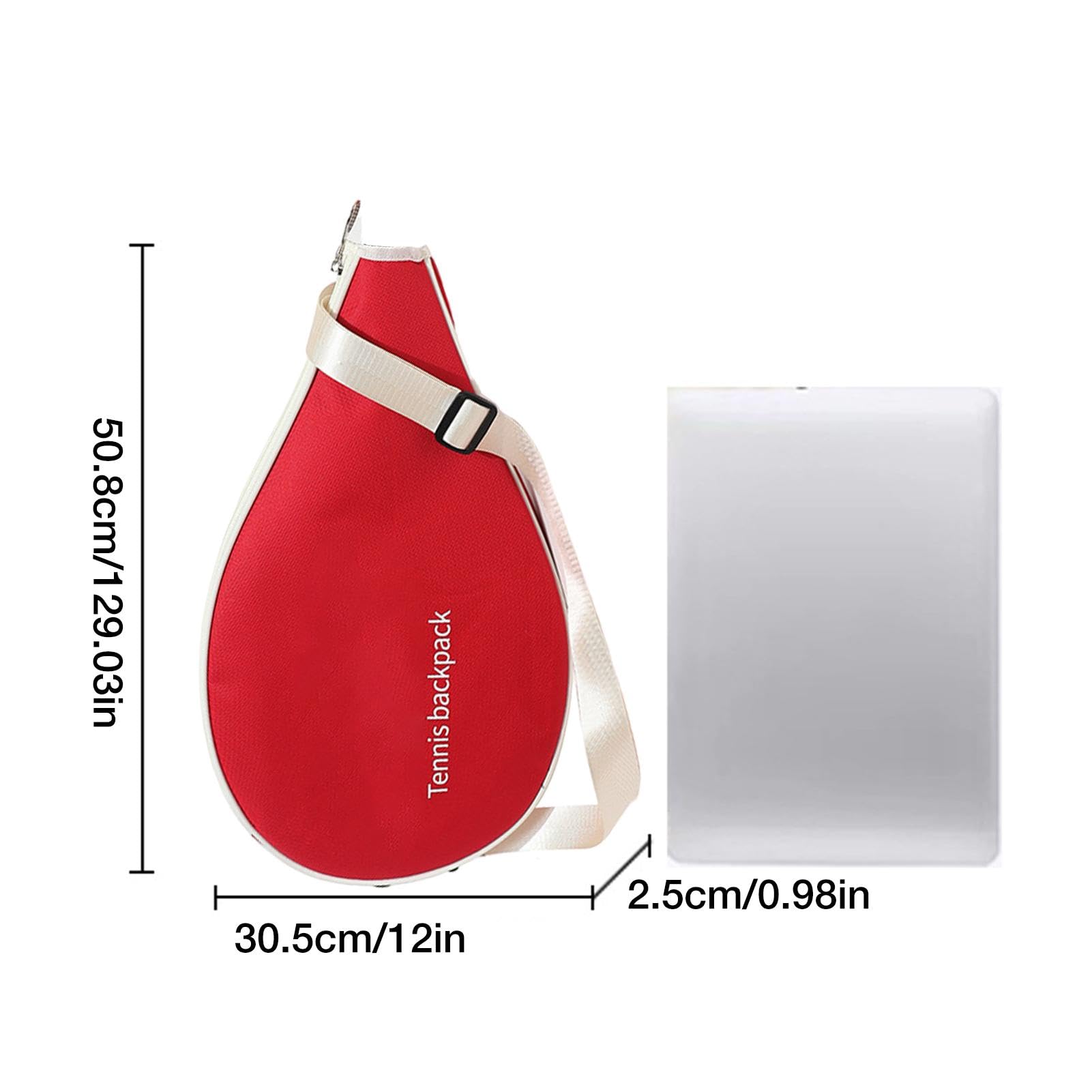 Tennisschlägertasche – große Kapazität, Crossbody-Tasche, Schlägerhalter für Outdoor-Sport, Schulter-Handtasche für Badminton-Enthusiasten