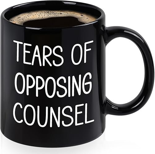 Miniatura 9 de Maustic Regalos de abogado para hombres y mujeres, taza de café de lágrimas de abogado opuesto, regalo de abogado paralegal, regalo de graduación de