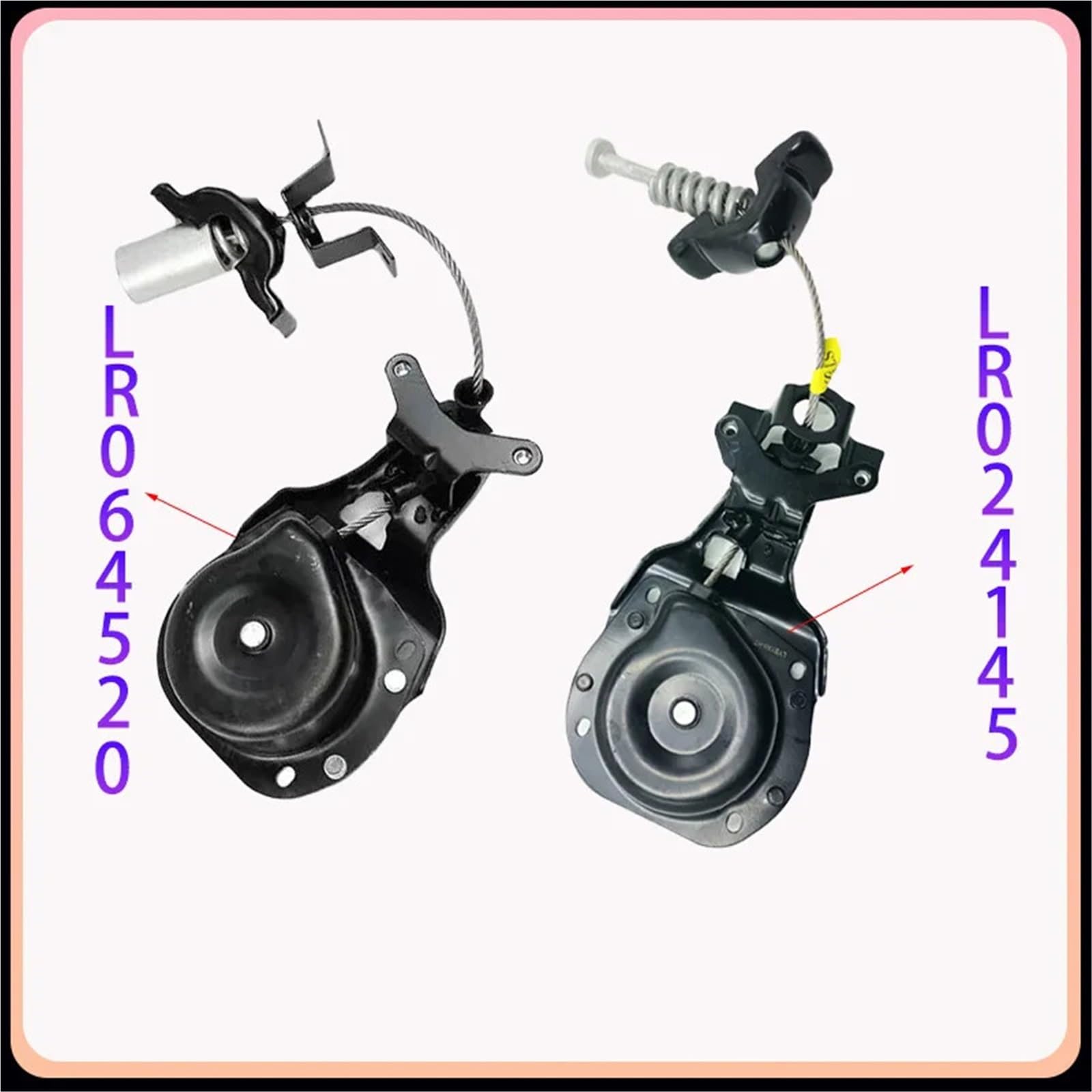 Uchwyt koła zapasowego LR064520 LR024145 Podnośnik koła zapasowego do samochodu Land Rover Discovery LR3 LR4 Range Rover Sport Wyciągarka koła zapasowego LR039486 Wyciągarki(Black)