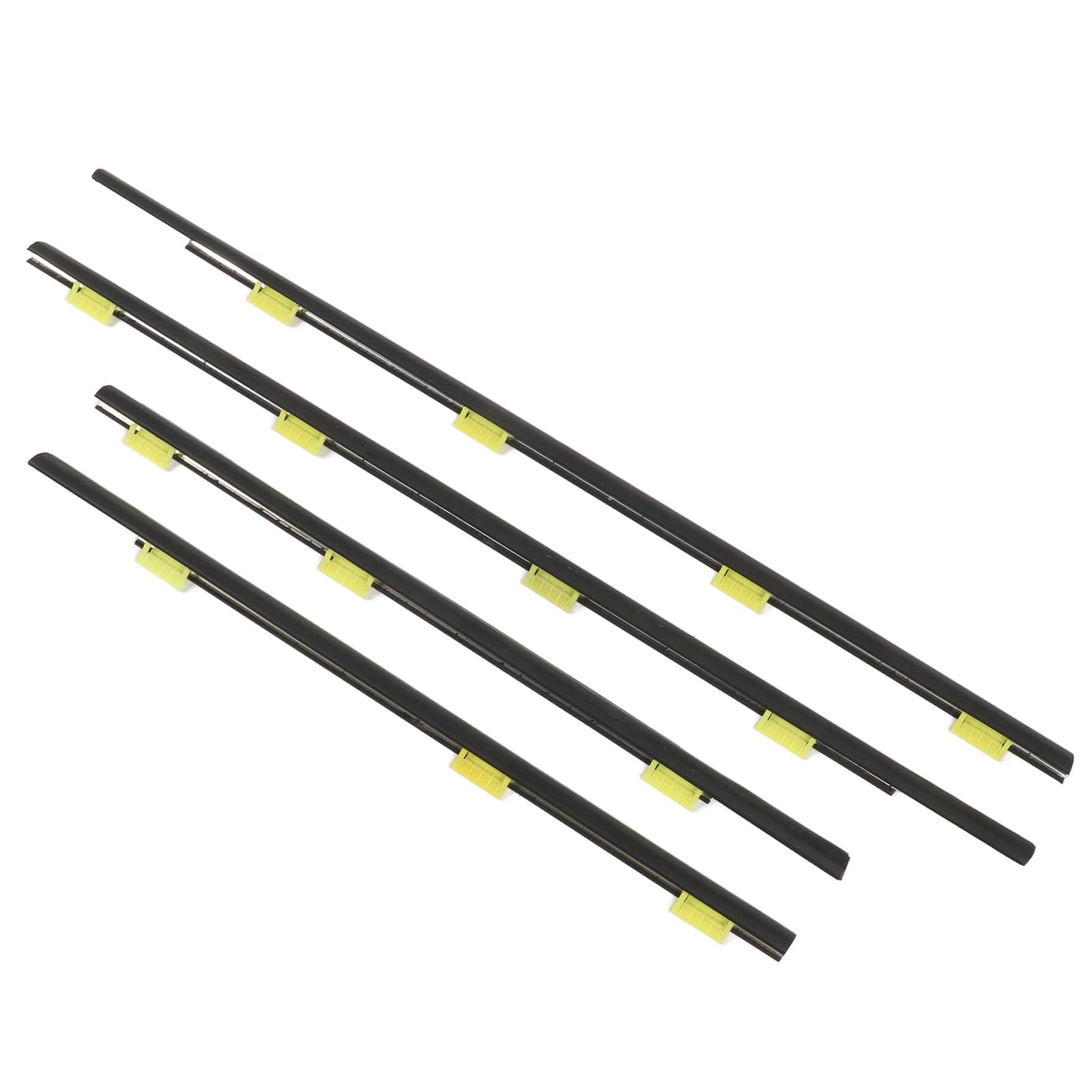 Akozon Jeu de Ceintures d'étanchéité de Porte, Coupe-froid Durable pour CRV 2002 – 2006, Moulage de Fenêtre Extérieure Avant et Arrière