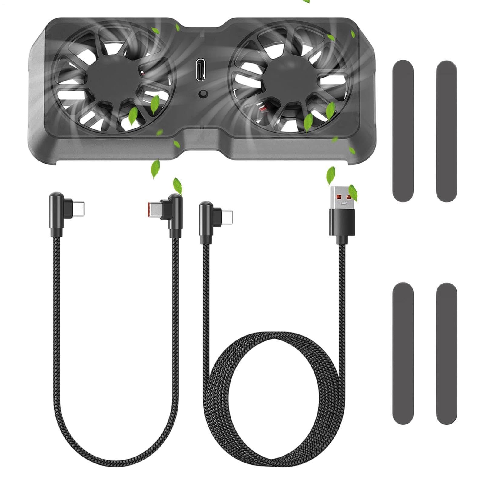 Ventilador refrigerante para consola portátil ideal para viajes y trayectos en verano