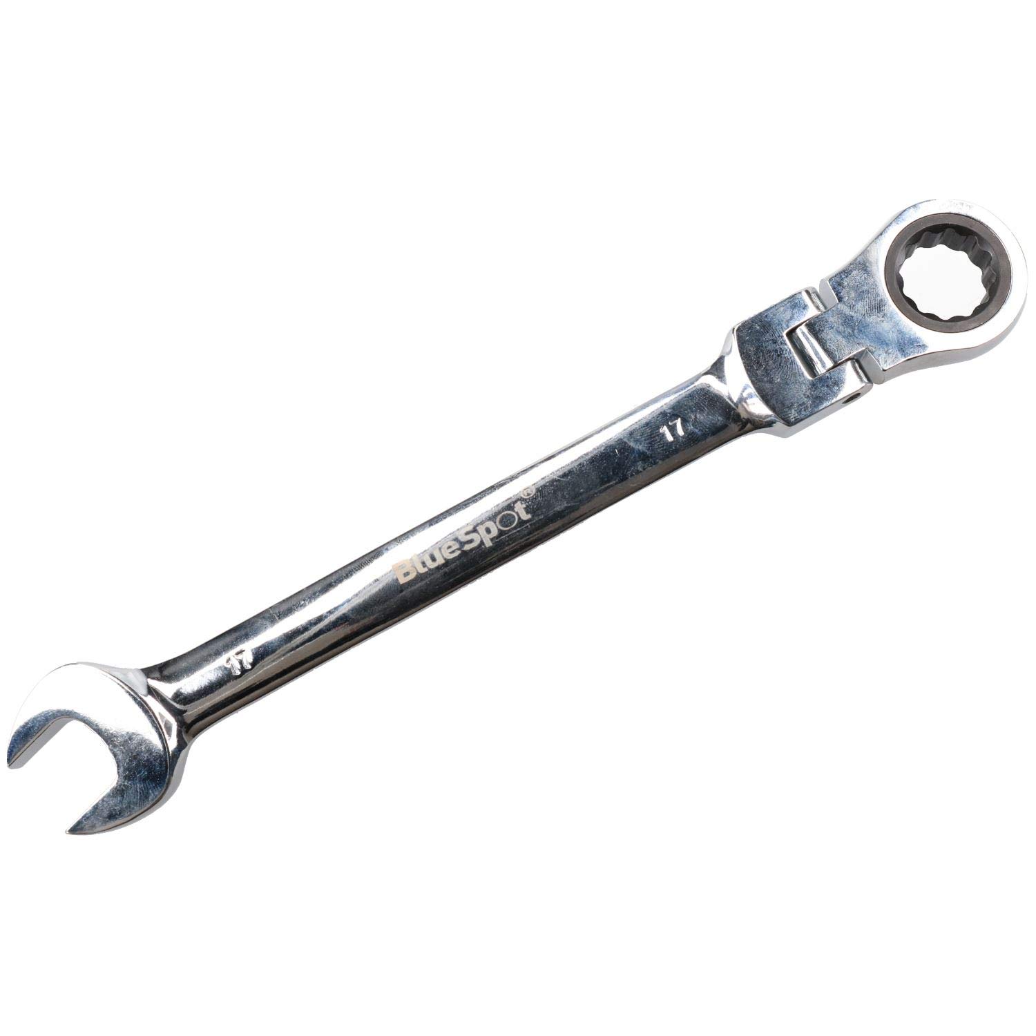 AB Tools 17mm Metric Flexible Flexi Head Ratchet Combination Spanner Wrench 72 Teeth from B&Q