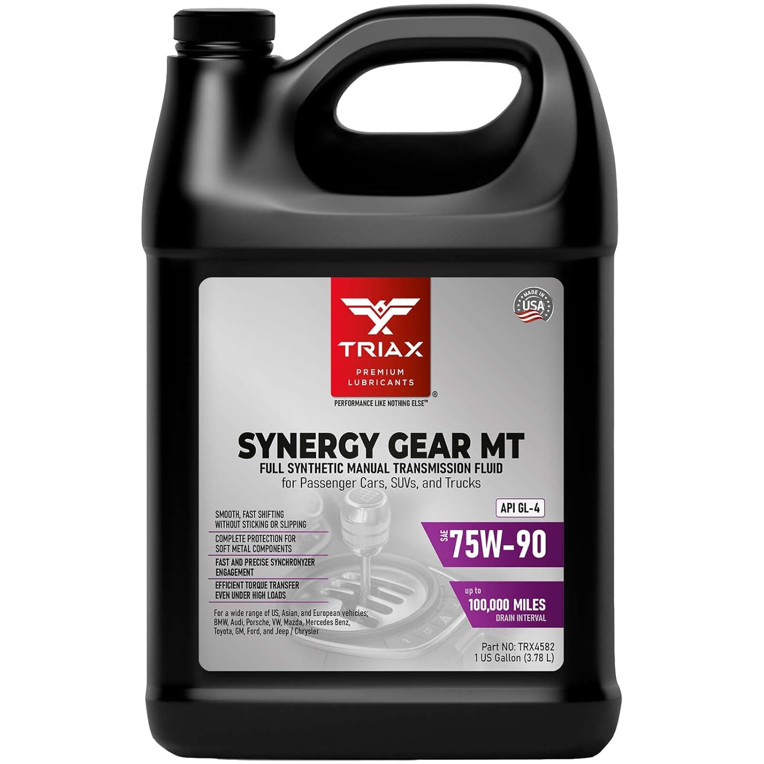 TRIAX Synergy Gear MT 75W90 GL4 (MT90); Full Synthetic