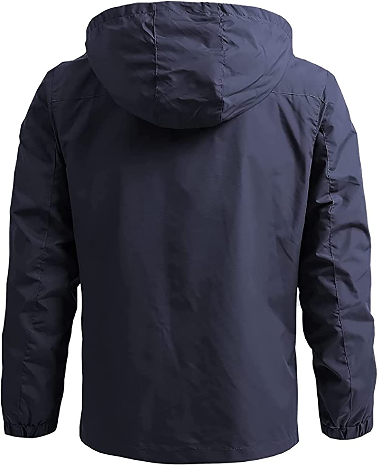 SHENGFU Męska kurtka zimowa z kapturem, wodoodporna kurtka myśliwska, softshell, kurtka robocza z kapturem, z kieszeniami zapinanymi na zamek błyskawiczny