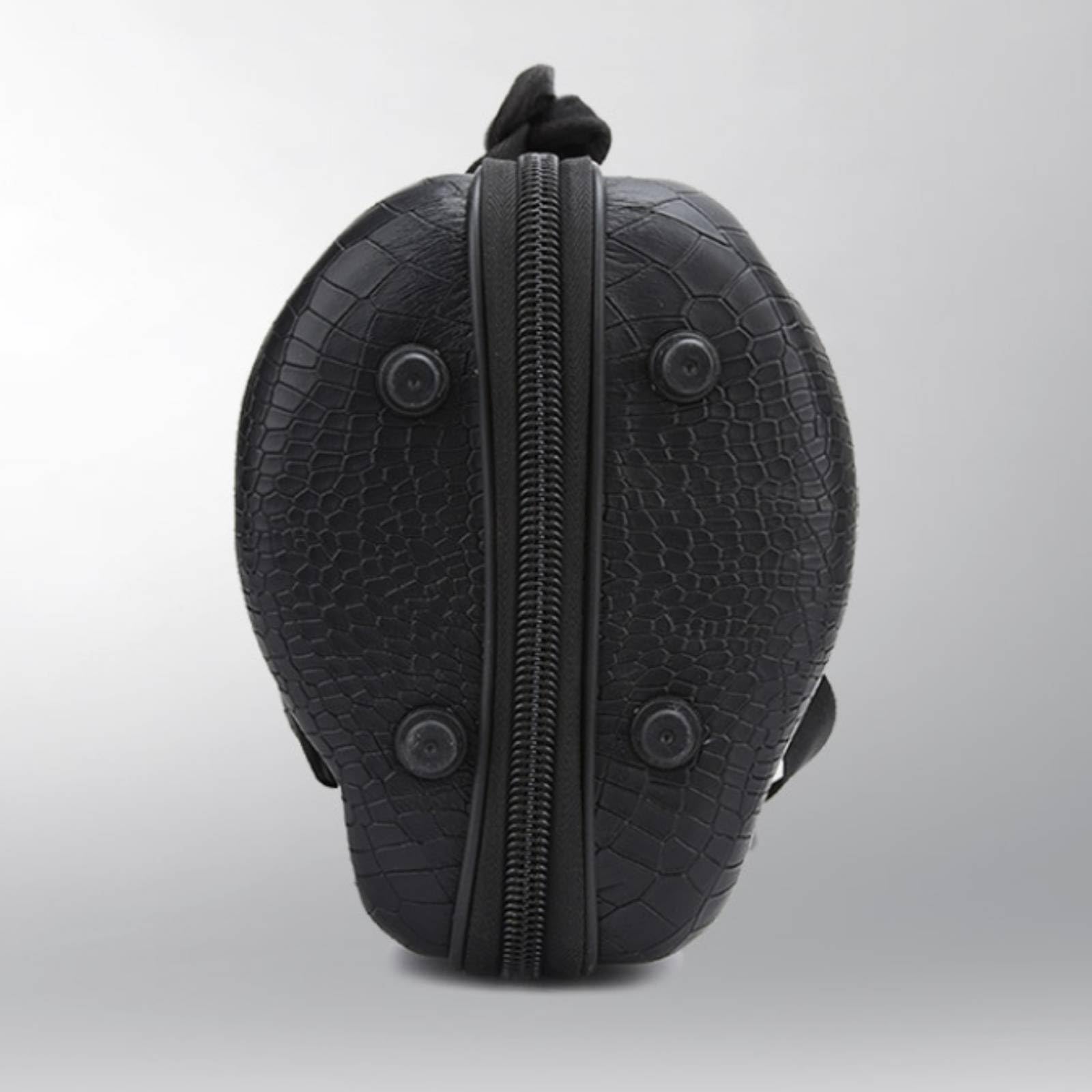 Custodia per Tromba con Design in Ottone Corpo Sagomato Scomparto Accessori Frontale Manico Ergonomico Tracolla, Oxford Nero, Array, Nero Oxford