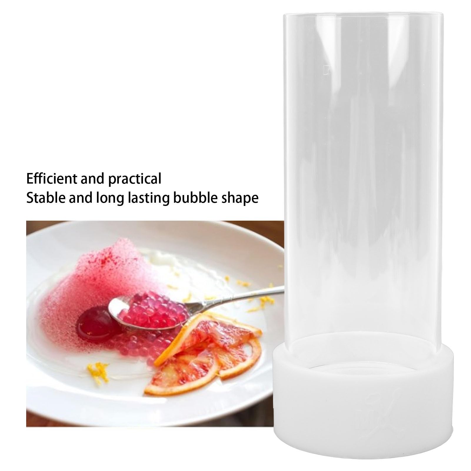 TOPINCN Base per la Produzione di Schiuma per Gastronomia Molecolare e Supporto per Vetro Generatore Efficiente di per Chef Che Cucinano 235x105mm