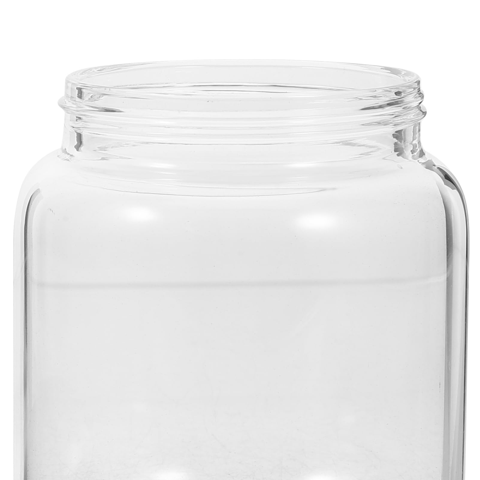 Cabilock Glass Honey Dispenser Jar with Lid Airtight Honey Storage Container Stylish Transparent Kitchen Accessory for Honey and Jam