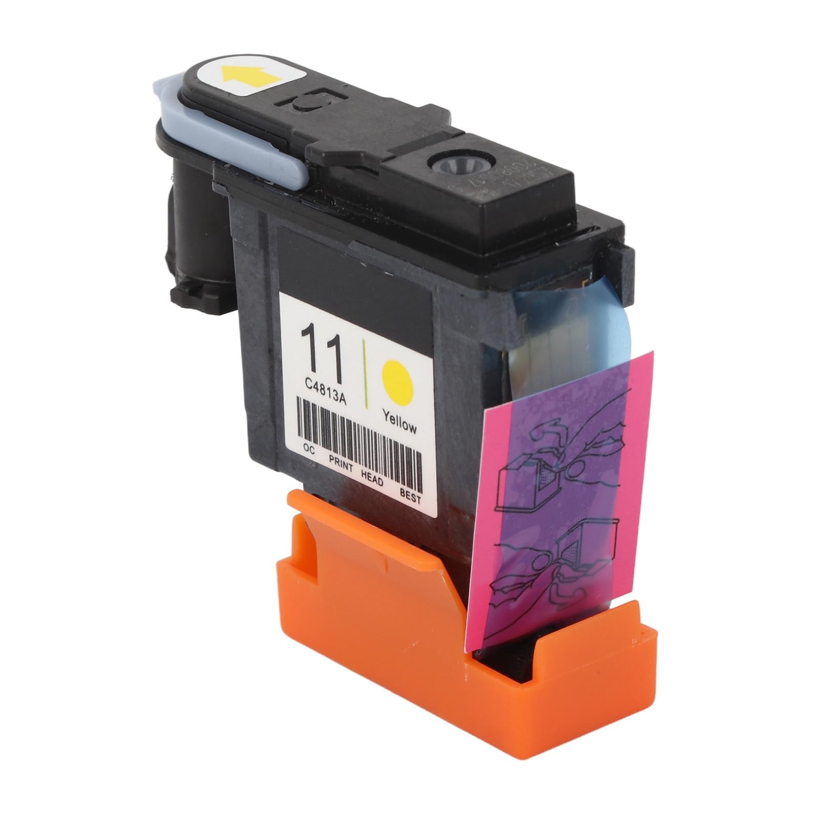 Design Jet Treah Imprinth, ABS Colorfast Printer Talan Printers Yellow Color Print Head Replacement for H P Designjet 100 110 111 500 510 800 813