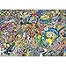HUADADA Puzzle 1000 Pièces Adultes, Puzzle Classique Puzzle Adulte et Enfant (Peinture Graffiti sur Mur)