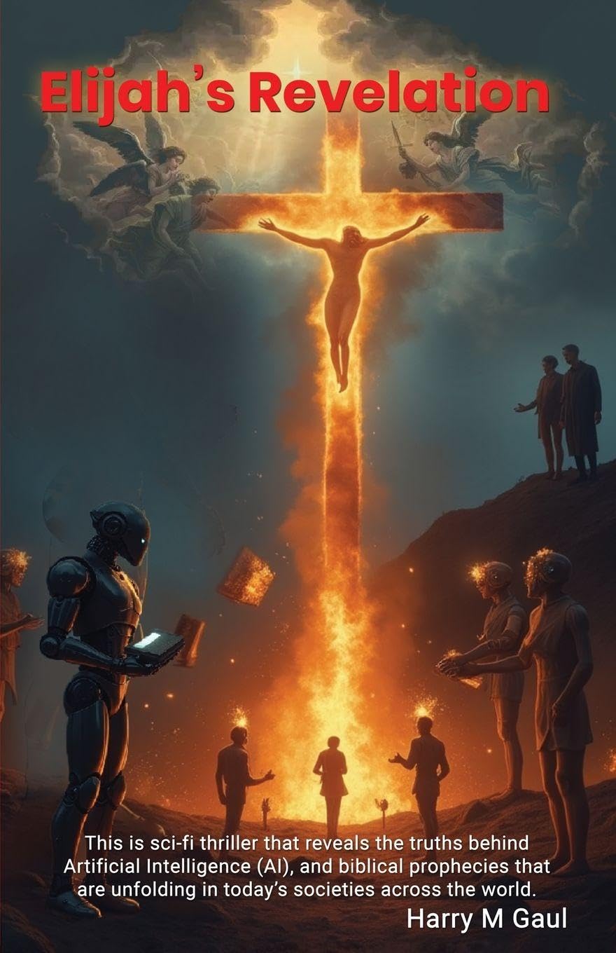 Elijah's Revelation: This is a sci-fi thriller that reveals the truths behind Artificial Intelligence (AI), and biblical prophecies that are unfolding in today's societies across the world.