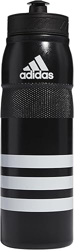 Miniatura 8 de Botella de agua deportiva reutilizable de plástico adidas 750 ml (28 oz) para estadio negro/blanco/negro/negro,Negro/Blanco,Azul intenso/gris/azul