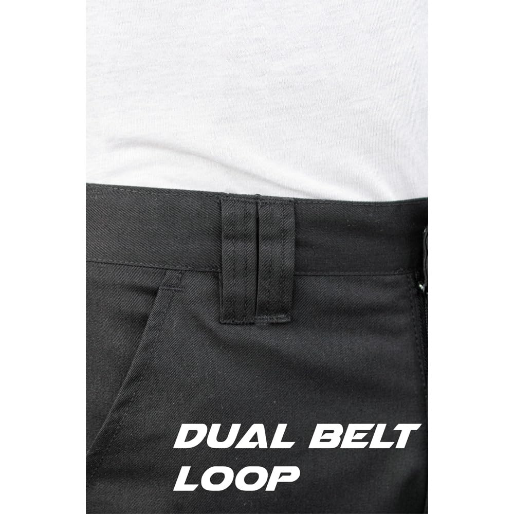 Men's Multi Pockets Cargo Combat Work Trousers Work Pants with Zip & Button — view 8