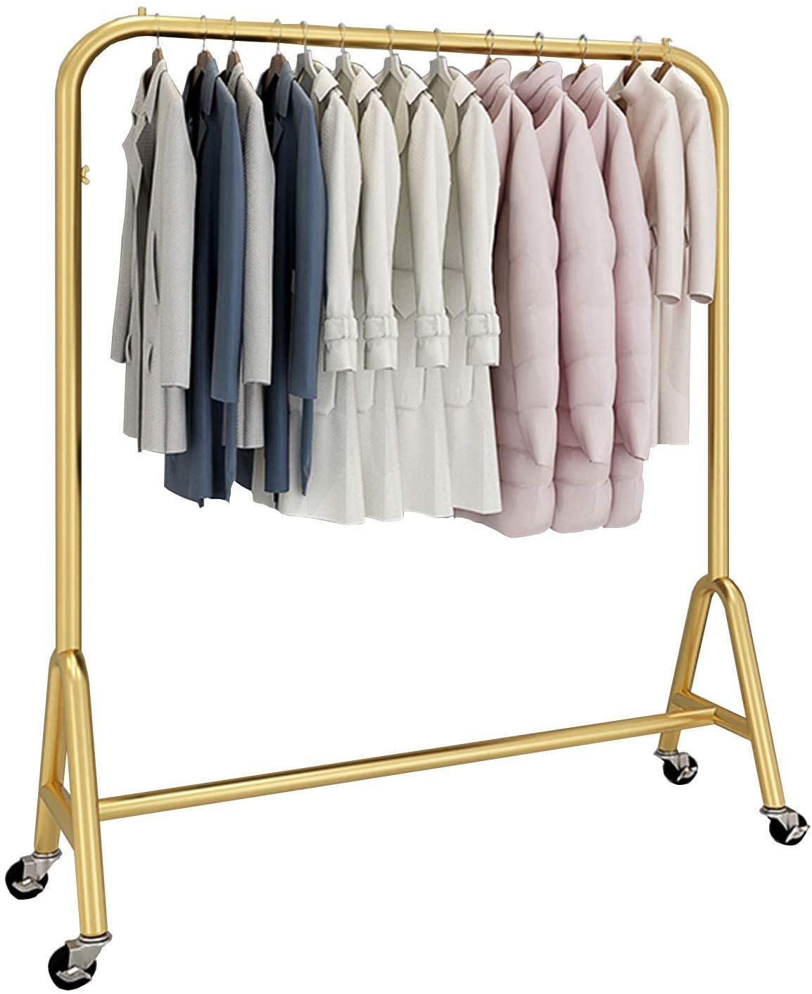 Présentoir à vêtements en fer forgé stable pour la maison et le balcon Slish Sto Solut
