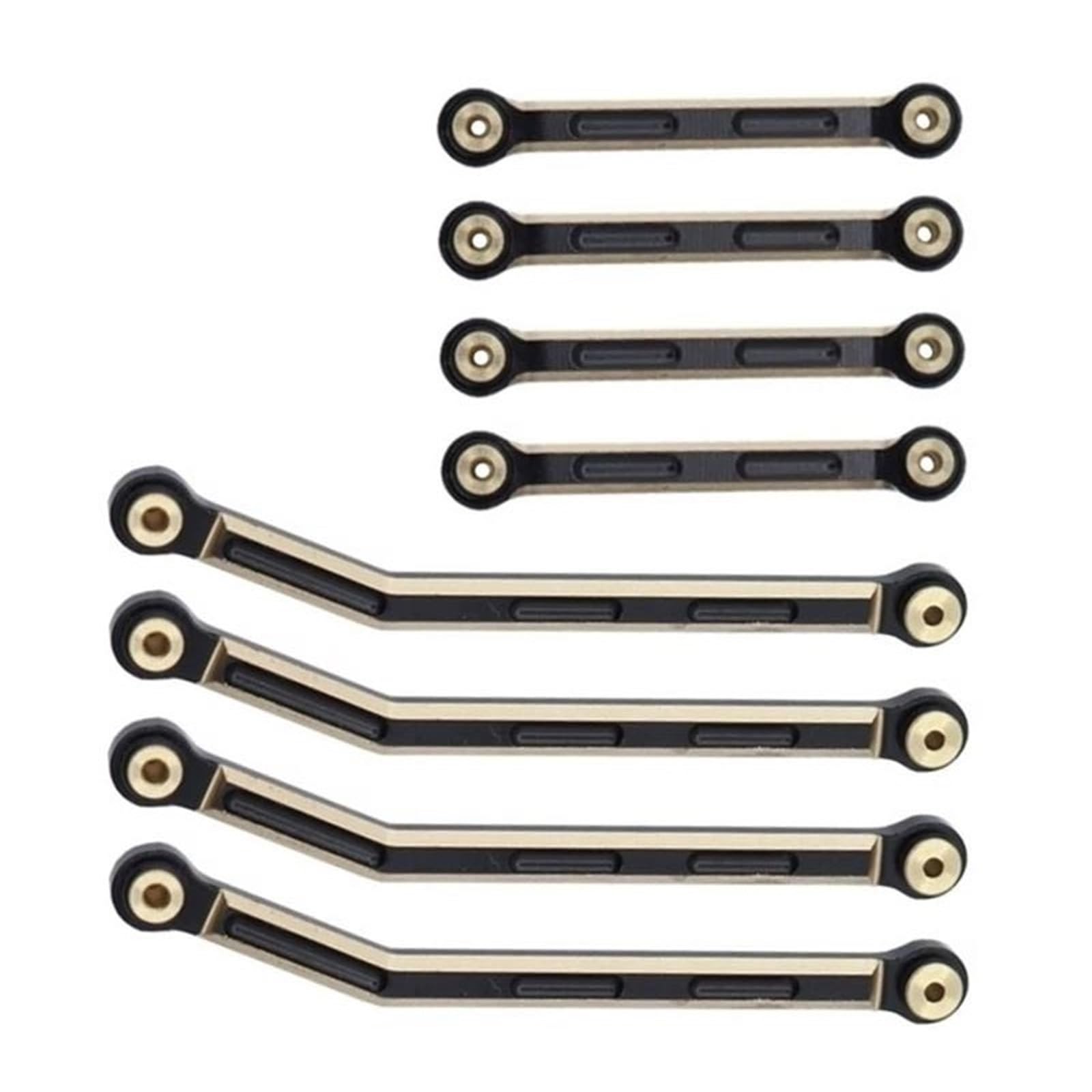 Varilla de Tracción para AXIAL AX24 1/24 Coche Trepador De Control Remoto Piezas Mejora Repuesto 8 Uds Juego Enlaces Chasis Metal Varilla Enlace RC
