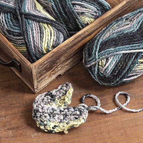 Hilo acrílico Stormy Darice 30019750 gris para tejer labores 4