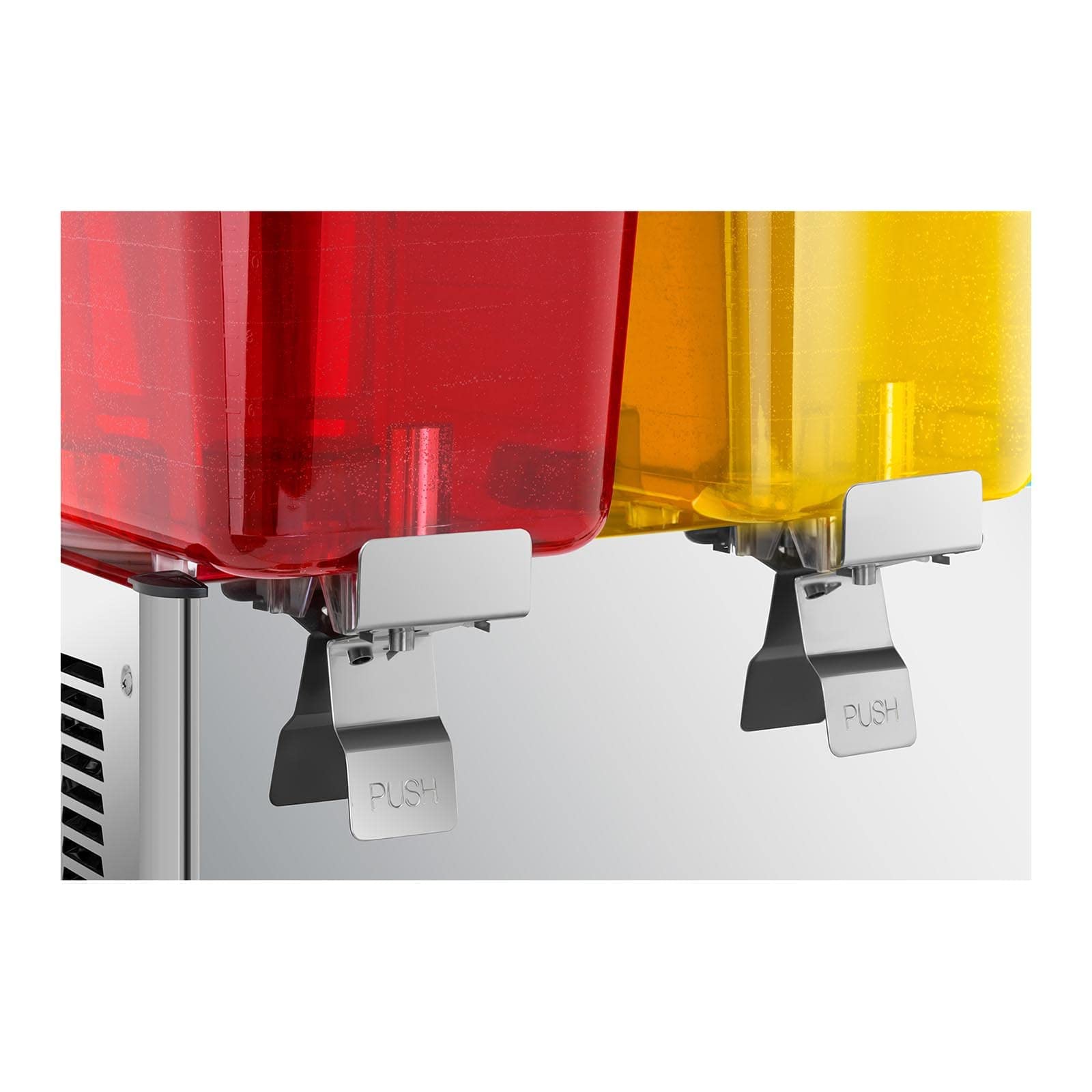 Royal Catering Dispensador De Bebidas Frías RCSD-54C (3 x 18 L, 390 W, 7-12 °C, Sin BPA, Ciclo de trabajo: 8-12h)