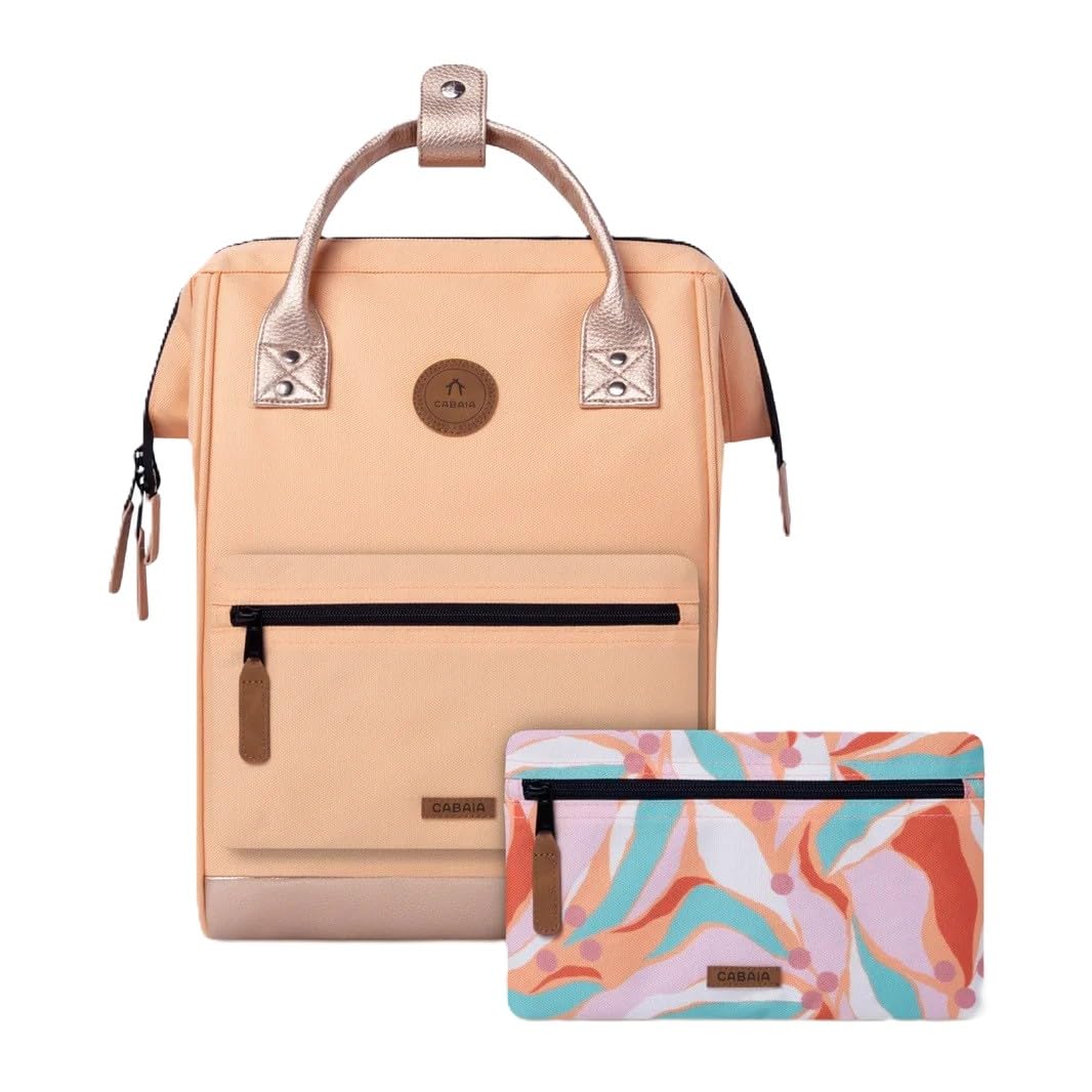 CABAIA Rugzak Laptop 15 inch - Adventurer Large (23L) - Waterafstotend - Rugtas voor Dames & Heren - Ideaal voor Werk, Studie & Reizen - Inclusief 2 Verwisselbare Voorvakken - Beige (Alger CABAIA Rugzak Laptop 15 inch - Adventurer Large (23L) - Waterafstotend - Rugtas voor Dames & Heren - Ideaal voor Werk, Studie & Reizen - Inclusief 2 Verwisselbare Voorvakken - Beige (Alger