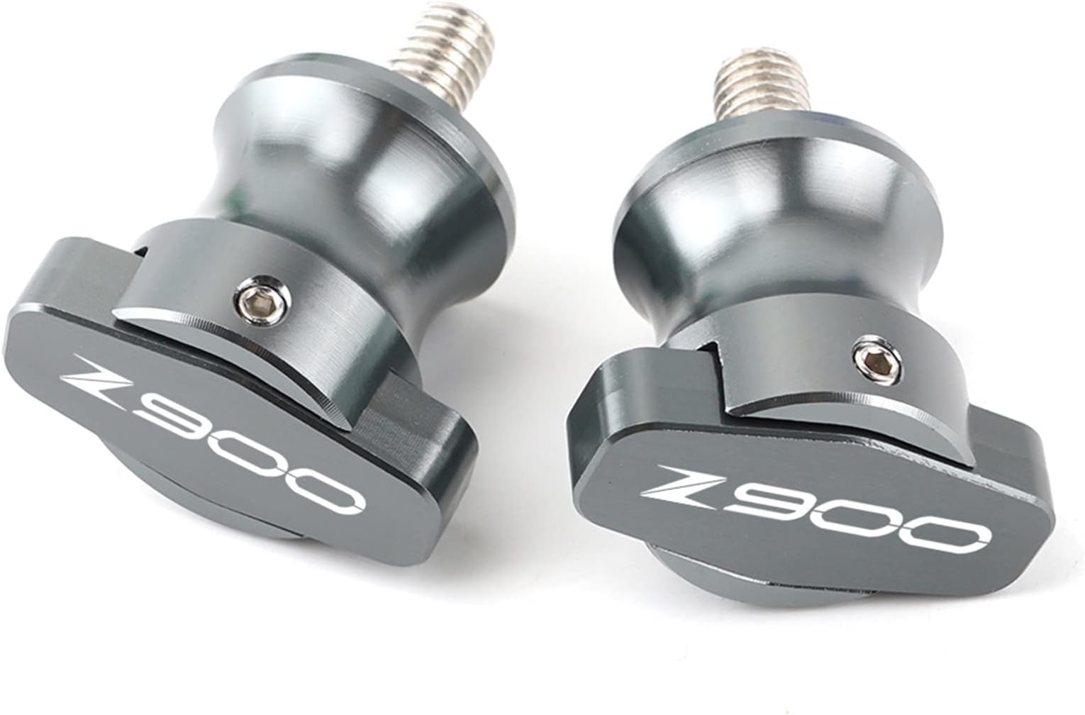 CNC Motorcycle Frame Stands Screws Sliders Swingarm Spools Slider Stand Accessories Fit For Kawasaki Z900 2017 2018 2019 2020 (Color : Titanium)