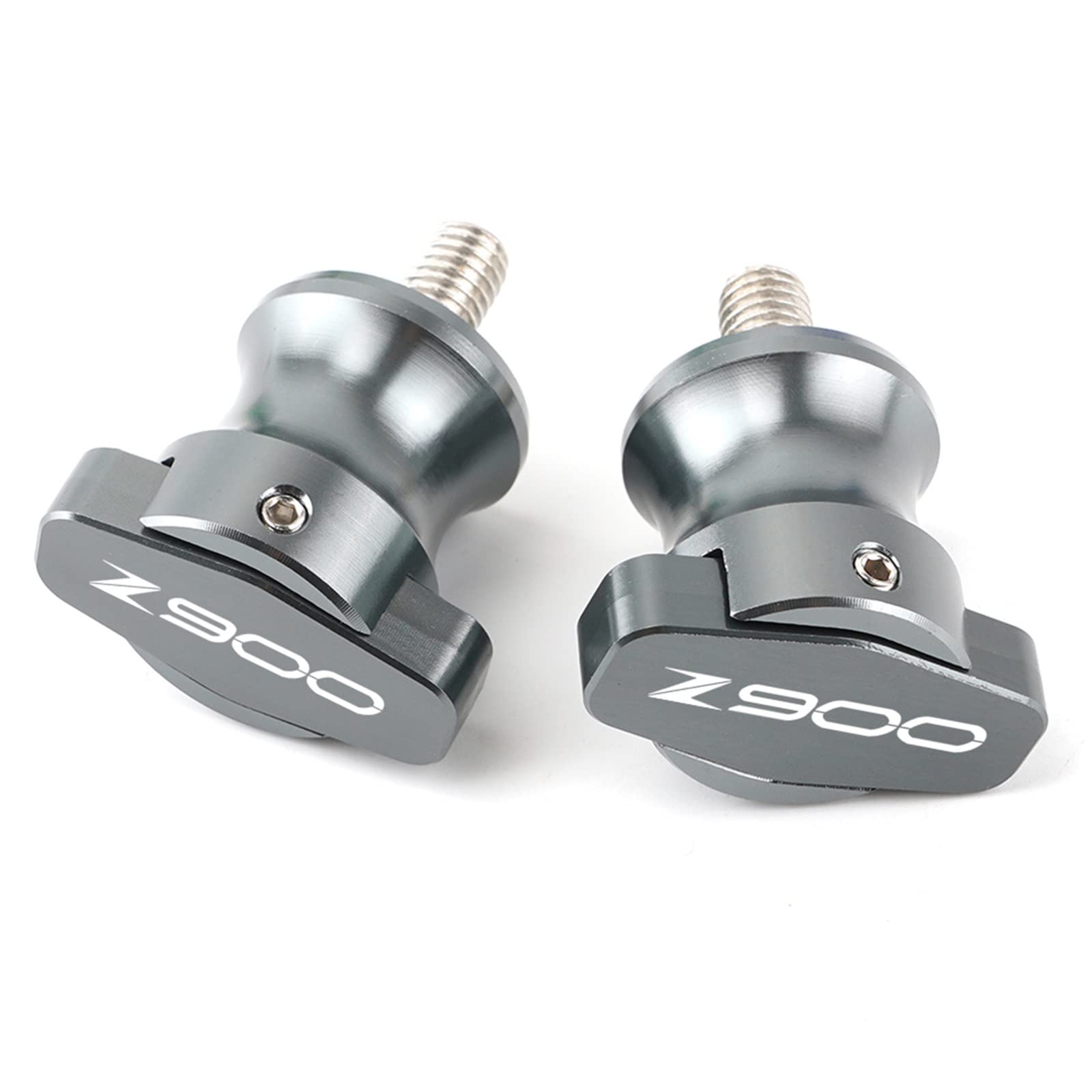 CNC Motorcycle Frame Stands Screws Sliders Swingarm Spools Slider Stand Accessories Fit For Kawasaki Z900 2017 2018 2019 2020 (Color : Titanium)