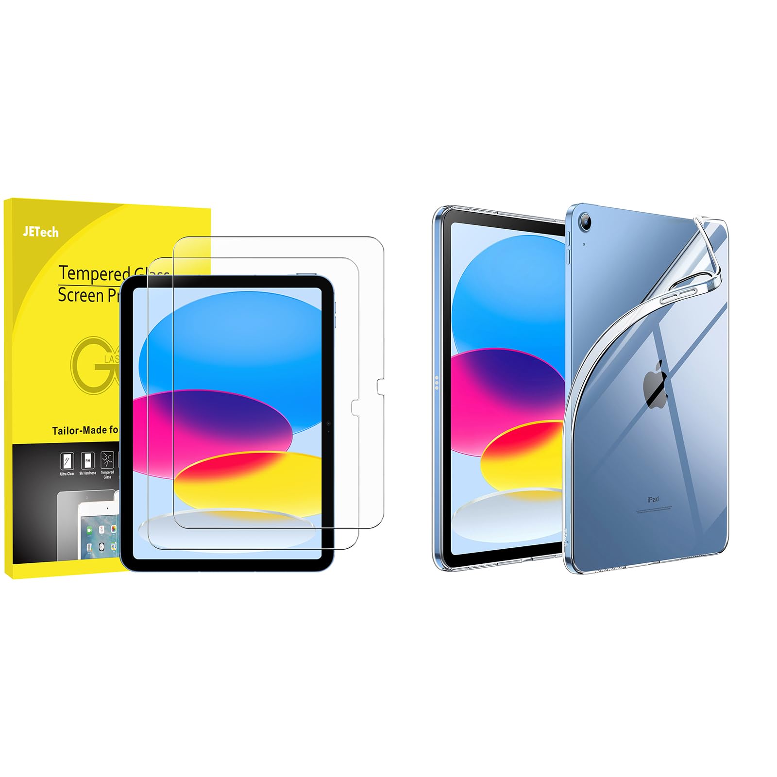 Funda de TPU y Protector JETech para iPad 11.ª Generación Estilo Minimalista 8