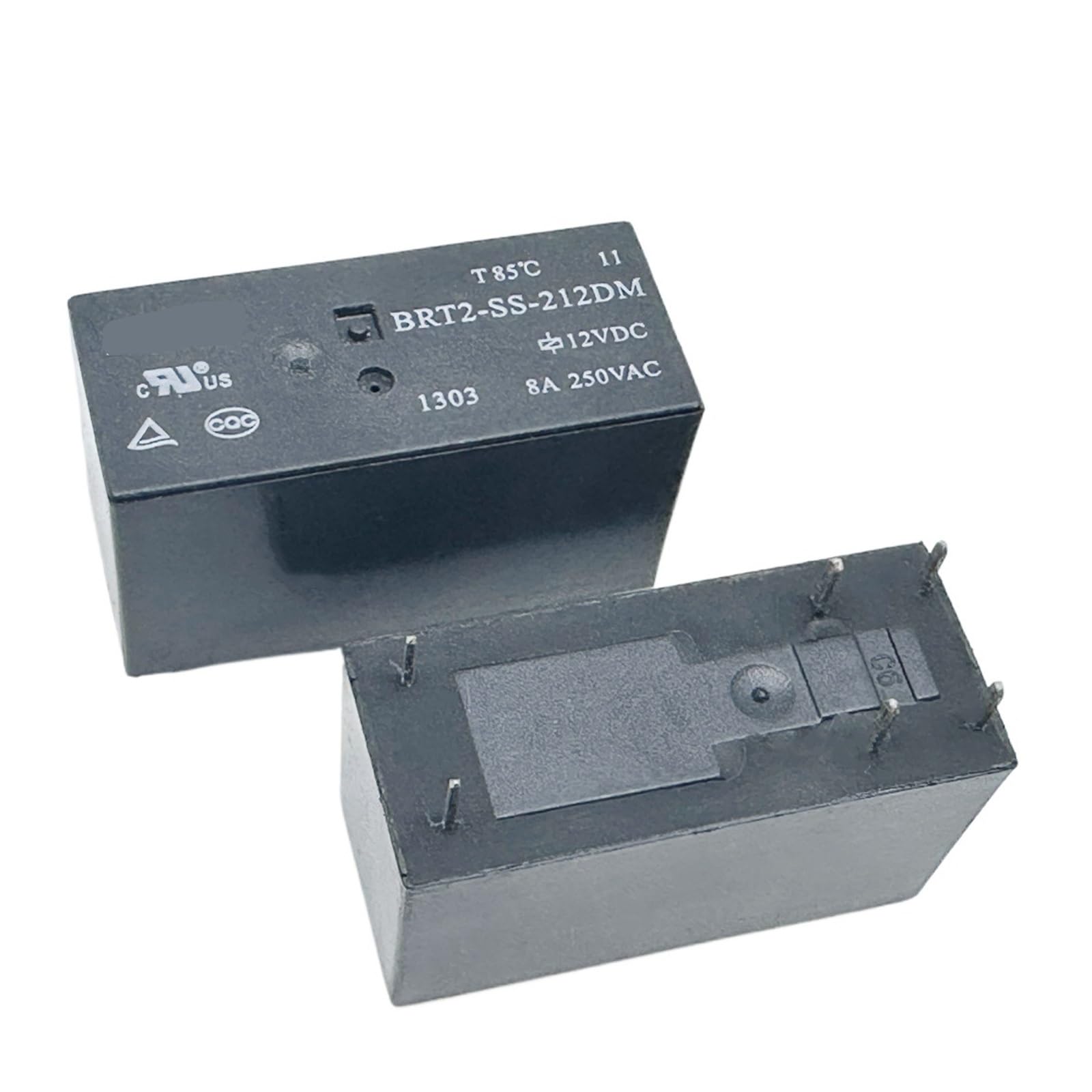 Yzwrwrmktb One Color 1Pc Brt2-Ss-212Dm (115F2a-12V-8A) Relay 6Pins