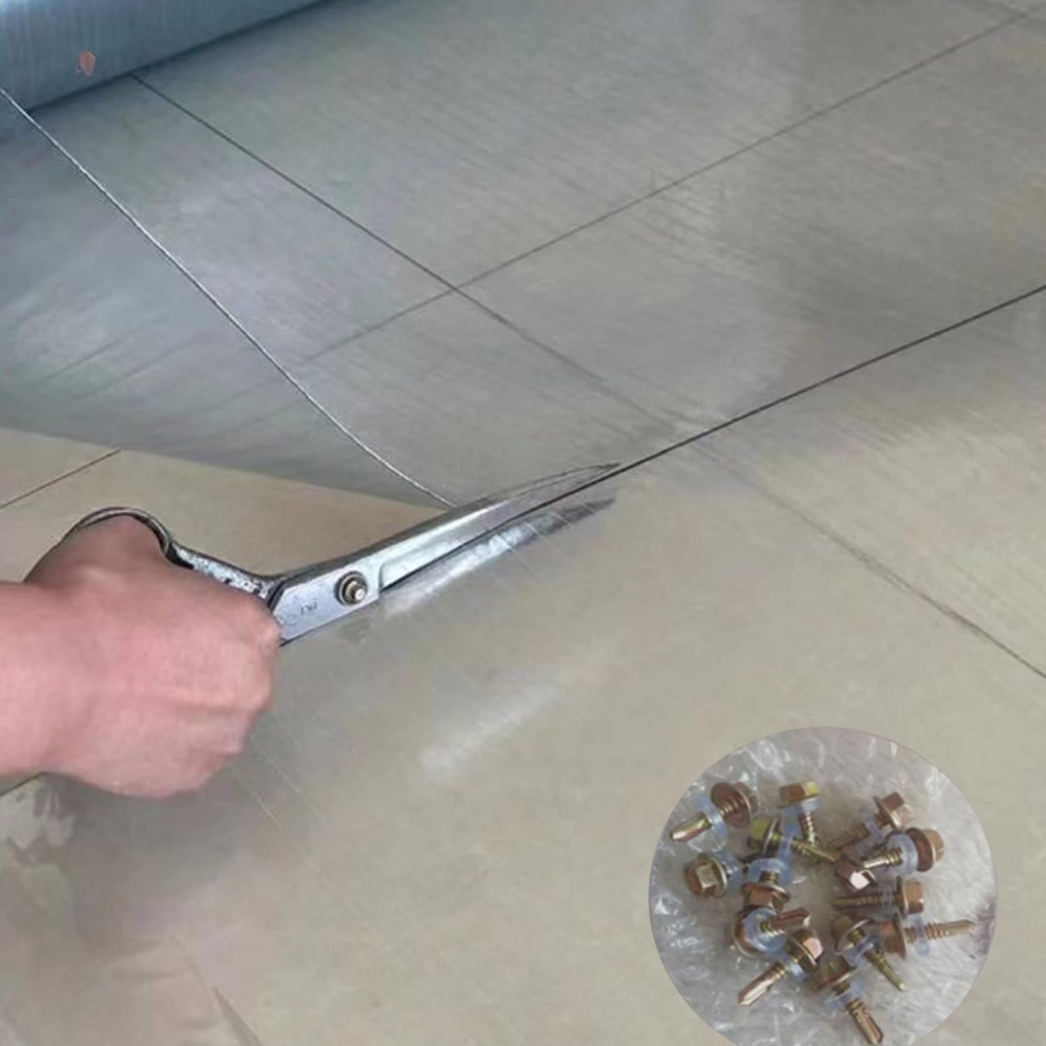Paneles para Tejado Láminas de Policarbonato 1mm Planchas Transparente Impermeable Hojas de Plástico de Repuesto para Invernadero Cobertizo Garaje Exterior,Fácil de Doblar (1,5m x 4m)