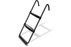 Simple Deluxe Trampoline Ladder with Horizontal and Wide Steps for Maya 14FT Trampoline