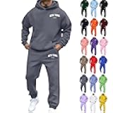 Mens Sweatsuit 2 Piece Set Hoodies And Sweatpants Sets 2025 Casual Jogging Gym Sweat Suits Athletic Tracksuit Outfits