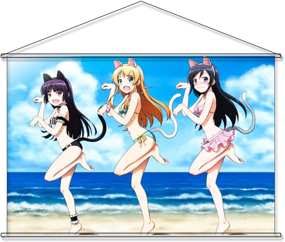 Amazon.co.jp: Eir タペストリー 俺の妹がこんなに可愛いわけがない 新垣 あやせ(あらがき あやせ) 高坂 桐乃(こうさか きりの)  五更 瑠璃(ごこう るり) ポスター 掛ける絵 巻物 軸物 部屋飾り壁 アニメ おしゃれ 萌え 60cm*90cm : ホビー