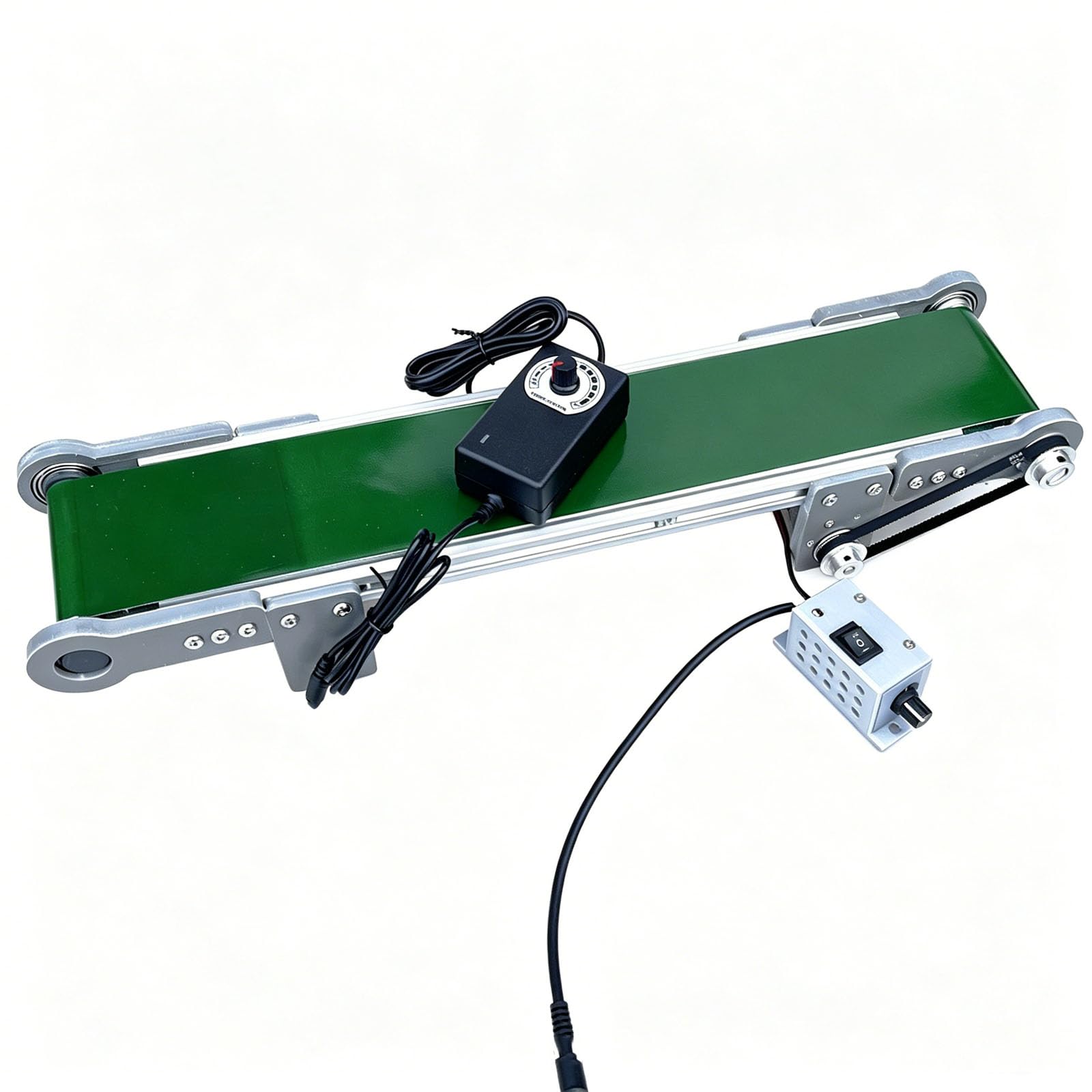 Fcttcd Electric Desktop Conveyor Belt, Friction Experiment Device, Adjustable Speed, Forward, Reverse, And Pause Functions, Suitable For Schools, Laboratories, And Homes