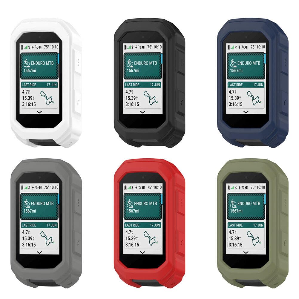 Silikonowe etui kompatybilne z Garmin Edge MTB, elastyczna silikonowa osłona, odporna na wstrząsy, odporna na zarysowania etui, akcesoria do smartwatcha